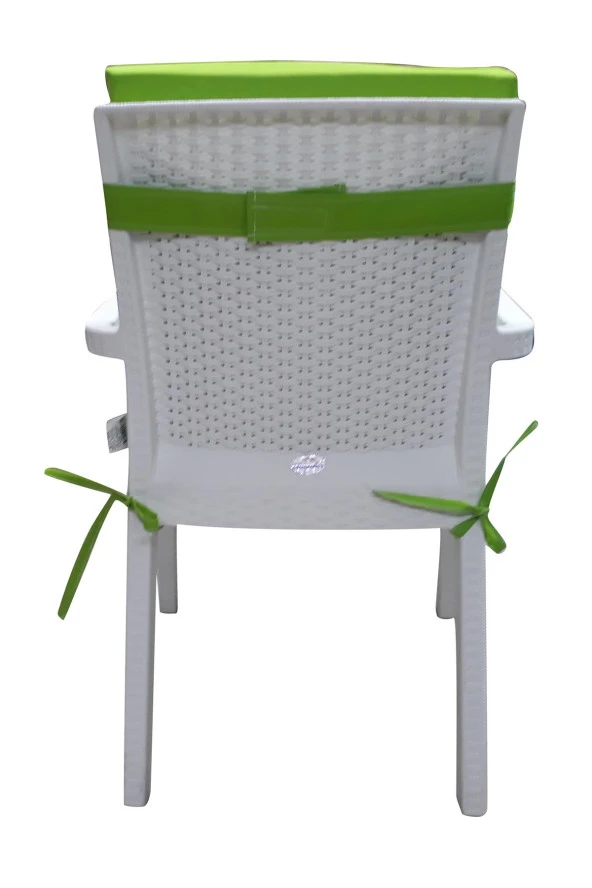 Mi̇rzade 6 Adet Eli̇t Su Geçi̇rmez Yüksek Arkali Mi̇nder-Fistik Yeşi̇l | 6’lı Su Geçirmez Yüksek Arkalı Sandalye Minderi – Fermuarlı - Resim 5