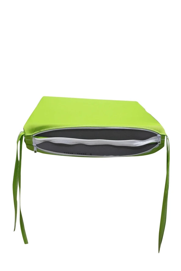 Mi̇rzade 6 Adet Eli̇t Su Geçi̇rmez Yüksek Arkali Mi̇nder-Fistik Yeşi̇l | 6’lı Su Geçirmez Yüksek Arkalı Sandalye Minderi – Fermuarlı - Resim 6