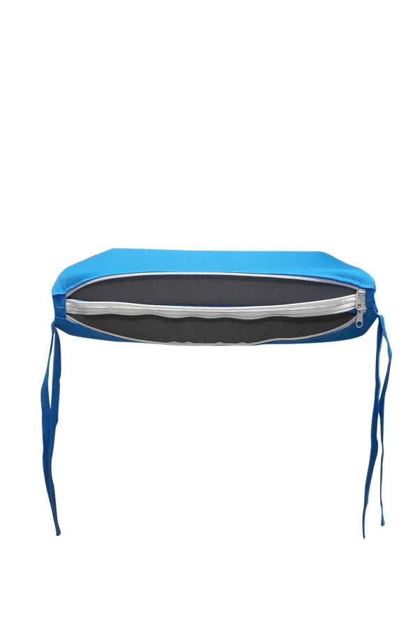 Mi̇rzade 6 Adet Eli̇t Su Geçi̇rmez Yüksek Arkali Mi̇nder-Turkuaz | 6’lı Su Geçirmez Yüksek Arkalı Sandalye Minderi – Fermuarlı - Resim 6