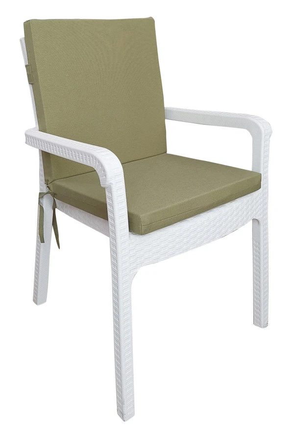 Mi̇rzade 4 Adet Eli̇t Yüksek Arkali Mi̇nder Duck Bezi̇-Çi̇men | 4’lü Elit Yüksek Arkalı Sandalye Minderi – Duck Bezi, Fermuarlı - Resim 2