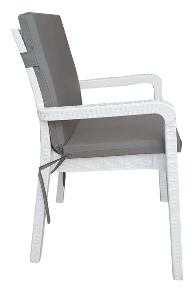 Mi̇rzade 4 Adet Eli̇t Yüksek Arkali Mi̇nder Duck Bezi̇-Koyu Gri̇ | 4’lü Elit Yüksek Arkalı Sandalye Minderi – Duck Bezi, Fermuarlı - Resim 3