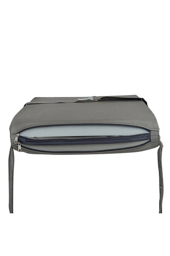 Mi̇rzade 4 Adet Eli̇t Yüksek Arkali Mi̇nder Duck Bezi̇-Koyu Gri̇ | 4’lü Elit Yüksek Arkalı Sandalye Minderi – Duck Bezi, Fermuarlı - Resim 5