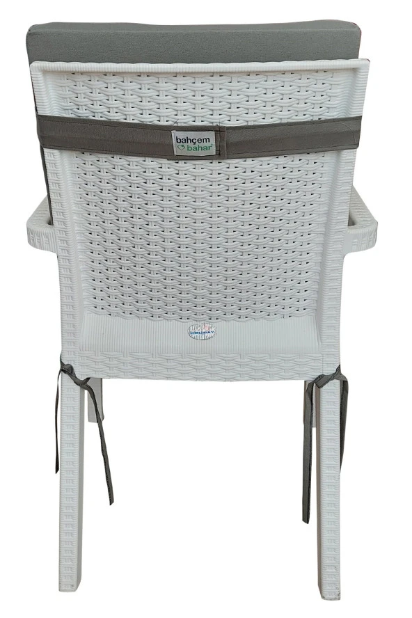 Mi̇rzade 4 Adet Eli̇t Yüksek Arkali Mi̇nder Duck Bezi̇-Koyu Gri̇ | 4’lü Elit Yüksek Arkalı Sandalye Minderi – Duck Bezi, Fermuarlı - Resim 6