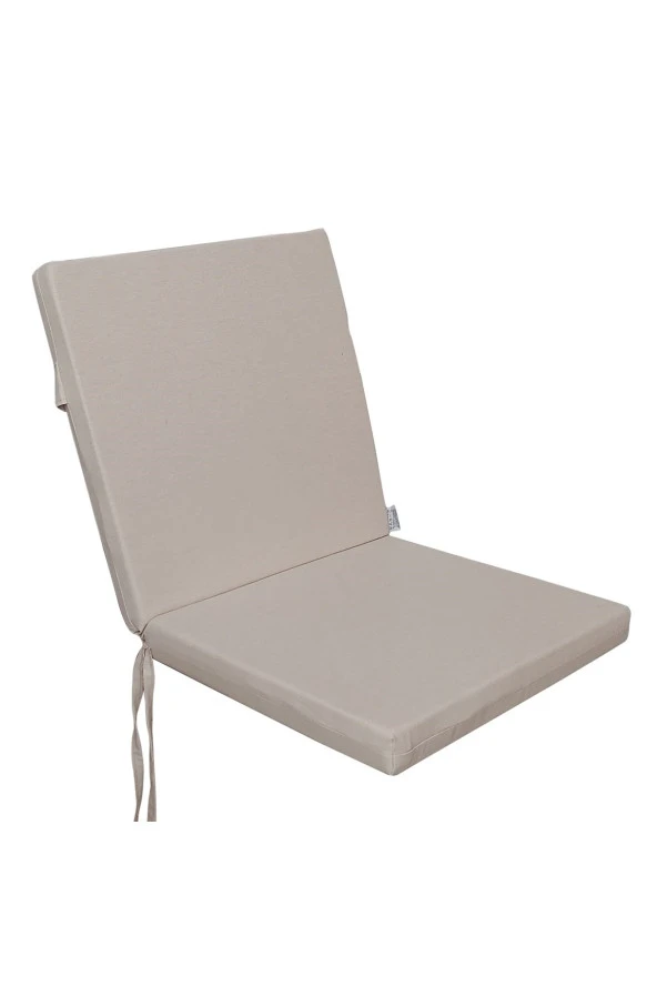 Mi̇rzade 4 Adet Eli̇t Yüksek Arkali Mi̇nder Duck Bezi̇-A.Bej | 4’lü Elit Yüksek Arkalı Sandalye Minderi – Duck Bezi, Fermuarlı - Resim 5