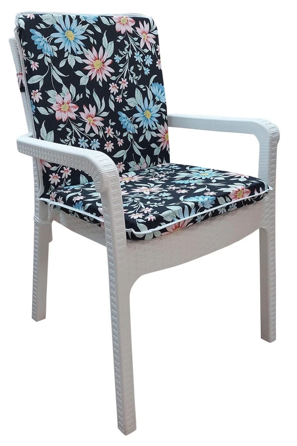 Mi̇rzade 4 Adet Eli̇t Yüksek Arkali Mi̇nder Duck Bezi̇-Eltm-Prm 111089 V002 V4 | 4’lü Elit Yüksek Arkalı Sandalye Minderi – Duck Bezi, Fermuarlı - Resim 2