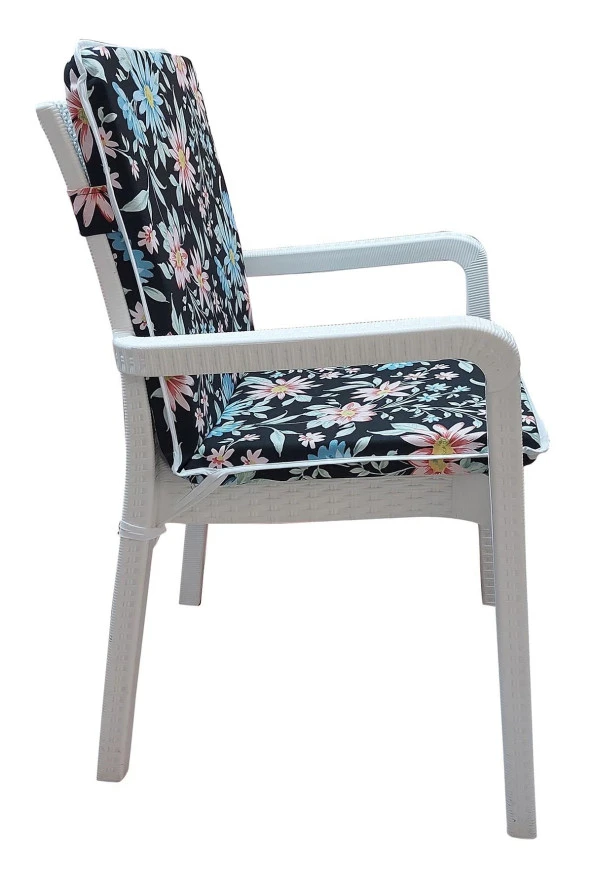 Mi̇rzade 4 Adet Eli̇t Yüksek Arkali Mi̇nder Duck Bezi̇-Eltm-Prm 111089 V002 V4 | 4’lü Elit Yüksek Arkalı Sandalye Minderi – Duck Bezi, Fermuarlı - Resim 3