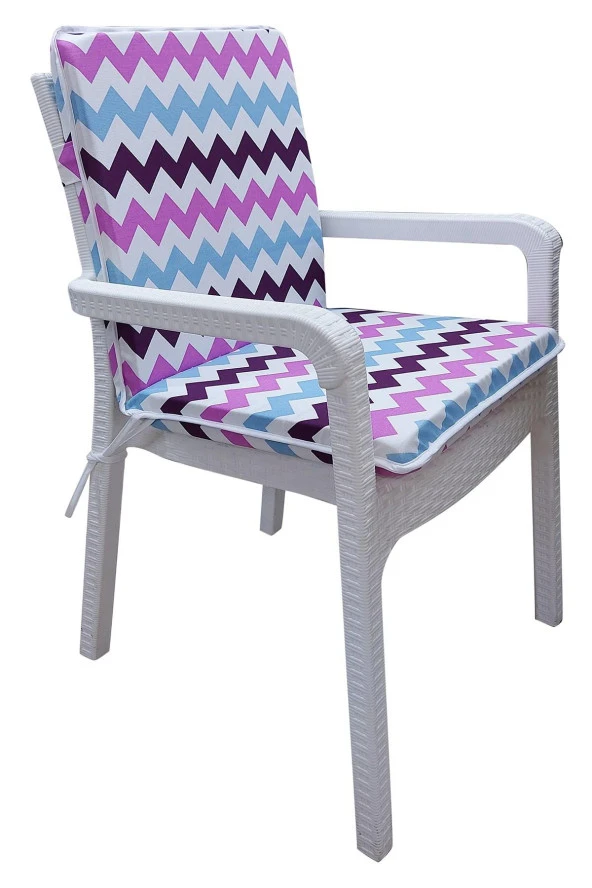 Mi̇rzade 4 Adet Eli̇t Yüksek Arkali Mi̇nder Duck Bezi̇-Eltm-Prm 042160 V4 | 4’lü Elit Yüksek Arkalı Sandalye Minderi – Duck Bezi, Fermuarlı - Resim 2