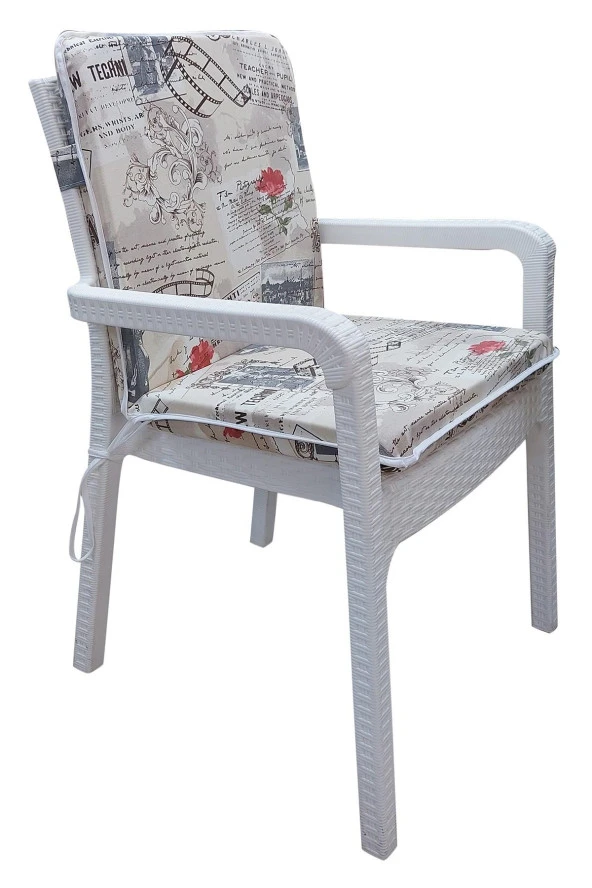 Mi̇rzade 4 Adet Eli̇t Yüksek Arkali Mi̇nder Duck Bezi̇-Eltm-Prm 100868 V1 V4 | 4’lü Elit Yüksek Arkalı Sandalye Minderi – Duck Bezi, Fermuarlı - Resim 2