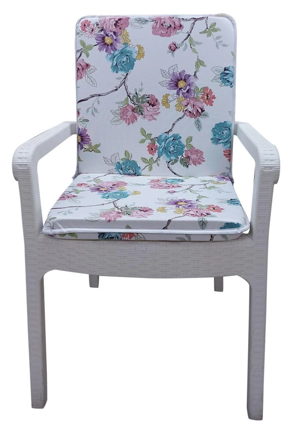 Mi̇rzade 4 Adet Eli̇t Yüksek Arkali Mi̇nder Duck Bezi̇-32282-01 V4 | 4’lü Elit Yüksek Arkalı Sandalye Minderi – Duck Bezi, Fermuarlı ürün görseli