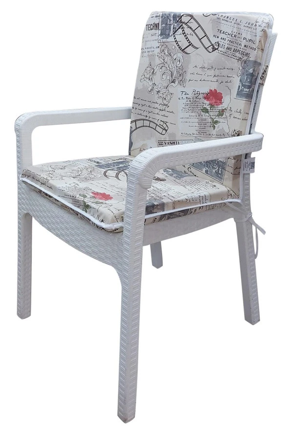 Mi̇rzade 4 Adet Eli̇t Yüksek Arkali Mi̇nder Duck Bezi̇-Eltm-Prm 100868 V1 V4 | 4’lü Elit Yüksek Arkalı Sandalye Minderi – Duck Bezi, Fermuarlı - Resim 3