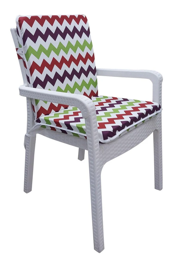 Mi̇rzade 4 Adet Eli̇t Yüksek Arkali Mi̇nder Duck Bezi̇-Eltm-Prm 42160-V008 V4 | 4’lü Elit Yüksek Arkalı Sandalye Minderi – Duck Bezi, Fermuarlı - Resim 2