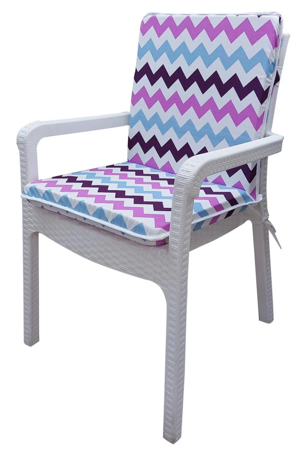 Mi̇rzade 4 Adet Eli̇t Yüksek Arkali Mi̇nder Duck Bezi̇-Eltm-Prm 042160 V4 | 4’lü Elit Yüksek Arkalı Sandalye Minderi – Duck Bezi, Fermuarlı - Resim 3