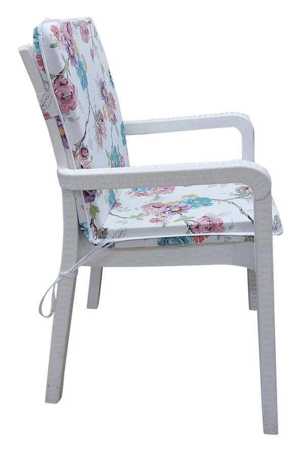 Mi̇rzade 4 Adet Eli̇t Yüksek Arkali Mi̇nder Duck Bezi̇-32282-01 V4 | 4’lü Elit Yüksek Arkalı Sandalye Minderi – Duck Bezi, Fermuarlı - Resim 4