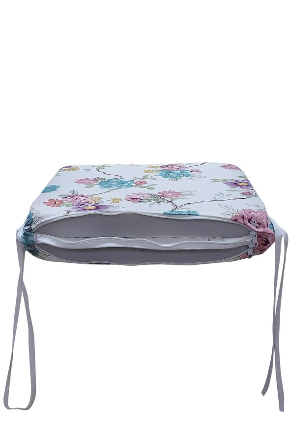 Mi̇rzade 4 Adet Eli̇t Yüksek Arkali Mi̇nder Duck Bezi̇-32282-01 V4 | 4’lü Elit Yüksek Arkalı Sandalye Minderi – Duck Bezi, Fermuarlı - Resim 6