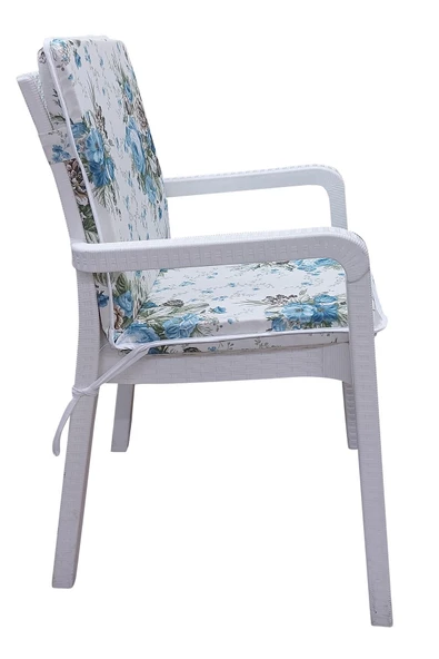 Mi̇rzade 4 Adet Eli̇t Yüksek Arkali Mi̇nder Duck Bezi̇-Eltm-Prm 130087 V040 V4 | 4’lü Elit Yüksek Arkalı Sandalye Minderi – Duck Bezi, Fermuarlı - Resim 3