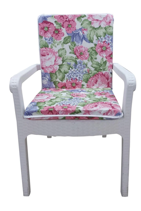 4 Adet Eli̇t Yüksek Arkali Mi̇nder Duck Bezi̇-Eltm-Prm160185-V32 | 4’lü Elit Yüksek Arkalı Sandalye Minderi – Duck Bezi, Fermuarlı ürün görseli