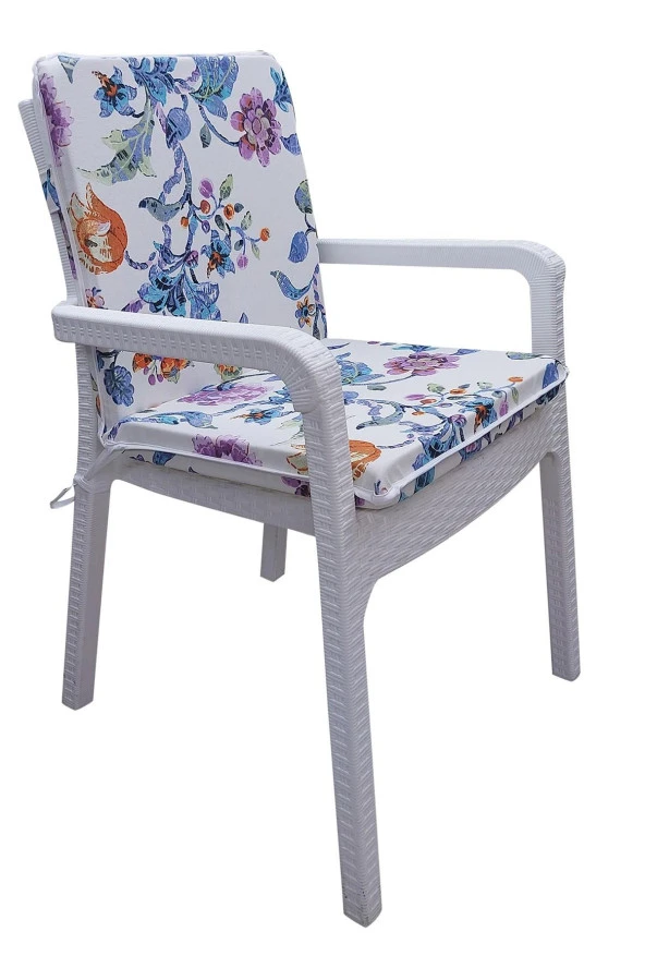 4 Adet Eli̇t Yüksek Arkali Mi̇nder Duck Bezi̇-Eltm-Prm150741-V03 V4 | 4’lü Elit Yüksek Arkalı Sandalye Minderi – Duck Bezi, Fermuarlı - Resim 2