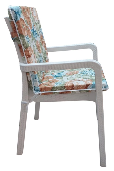 4 Adet Eli̇t Yüksek Arkali Mi̇nder Duck Bezi̇-Eltm-Prm160185-V33 V4 | 4’lü Elit Yüksek Arkalı Sandalye Minderi – Duck Bezi, Fermuarlı - Resim 4