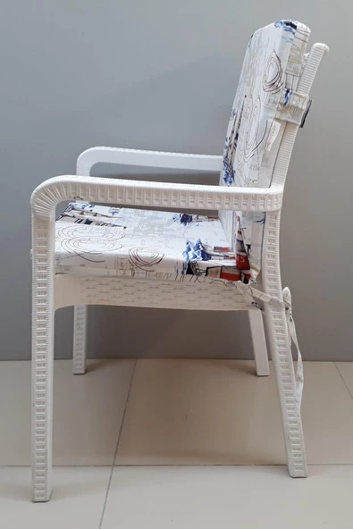 4 Adet Eli̇t Yüksek Arkali Mi̇nder Duck Bezi̇-33273-01 V4 | 4’lü Elit Yüksek Arkalı Sandalye Minderi – Duck Bezi, Fermuarlı - Resim 5