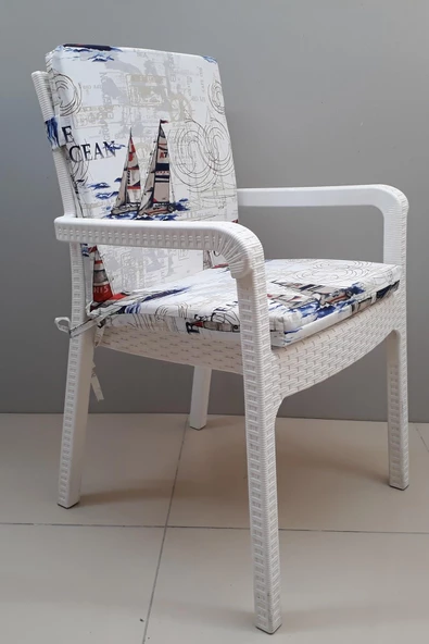 4 Adet Eli̇t Yüksek Arkali Mi̇nder Duck Bezi̇-33273-01 V4 | 4’lü Elit Yüksek Arkalı Sandalye Minderi – Duck Bezi, Fermuarlı - Resim 2