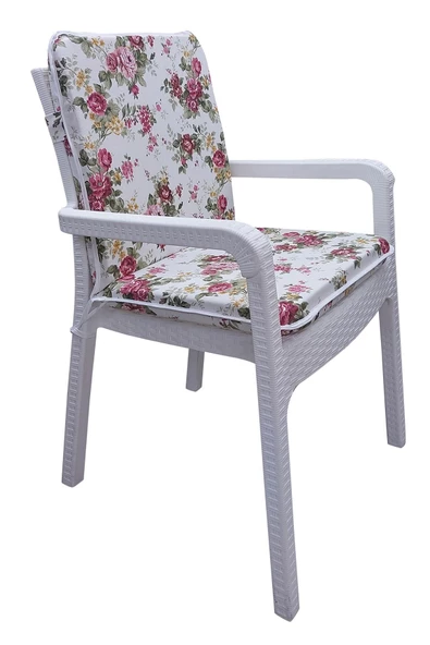 4 Adet Eli̇t Yüksek Arkali Mi̇nder Duck Bezi̇-Eltm-Prm160626-V003 V4 | 4’lü Elit Yüksek Arkalı Sandalye Minderi – Duck Bezi, Fermuarlı - Resim 3