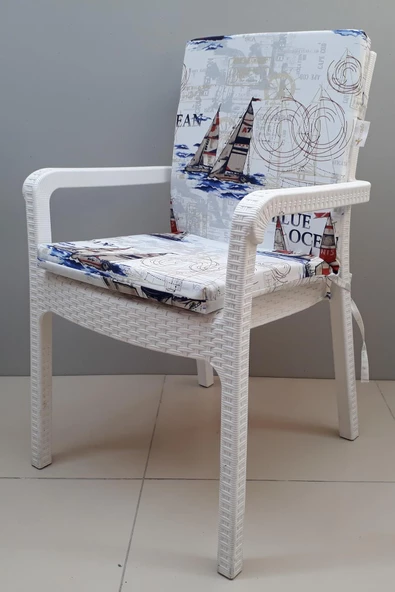 4 Adet Eli̇t Yüksek Arkali Mi̇nder Duck Bezi̇-33273-01 V4 | 4’lü Elit Yüksek Arkalı Sandalye Minderi – Duck Bezi, Fermuarlı - Resim 4