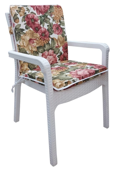 4 Adet Eli̇t Yüksek Arkali Mi̇nder Duck Bezi̇-Eltm-Prm160185-V005 V4 | 4’lü Elit Yüksek Arkalı Sandalye Minderi – Duck Bezi, Fermuarlı - Resim 2