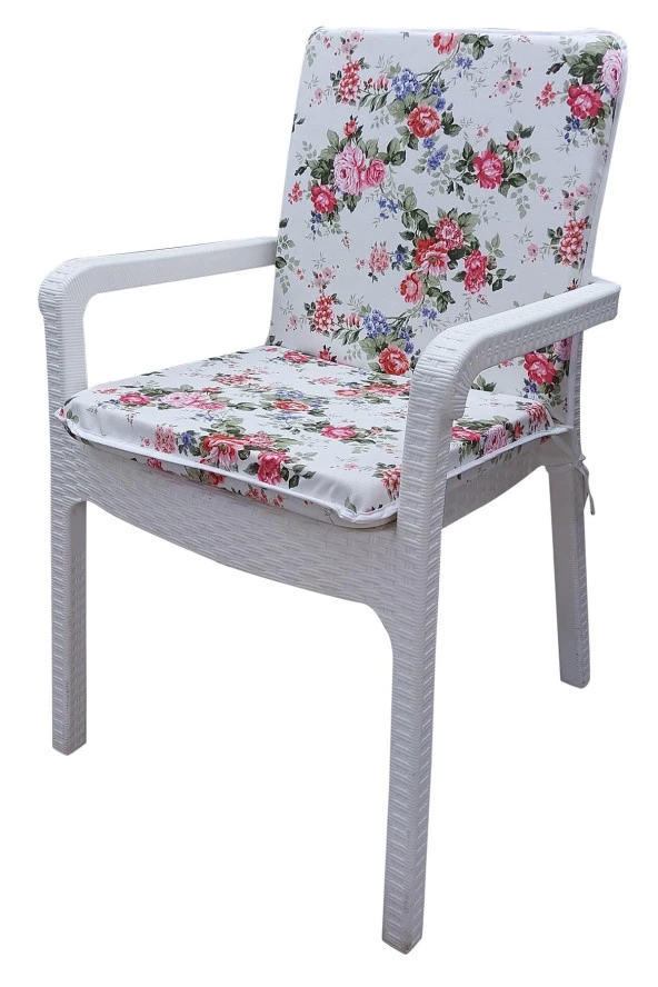 4 Adet Eli̇t Yüksek Arkali Mi̇nder Duck Bezi̇-Eltm-Prm160626-V004 | 4’lü Elit Yüksek Arkalı Sandalye Minderi – Duck Bezi, Fermuarlı - Resim 3