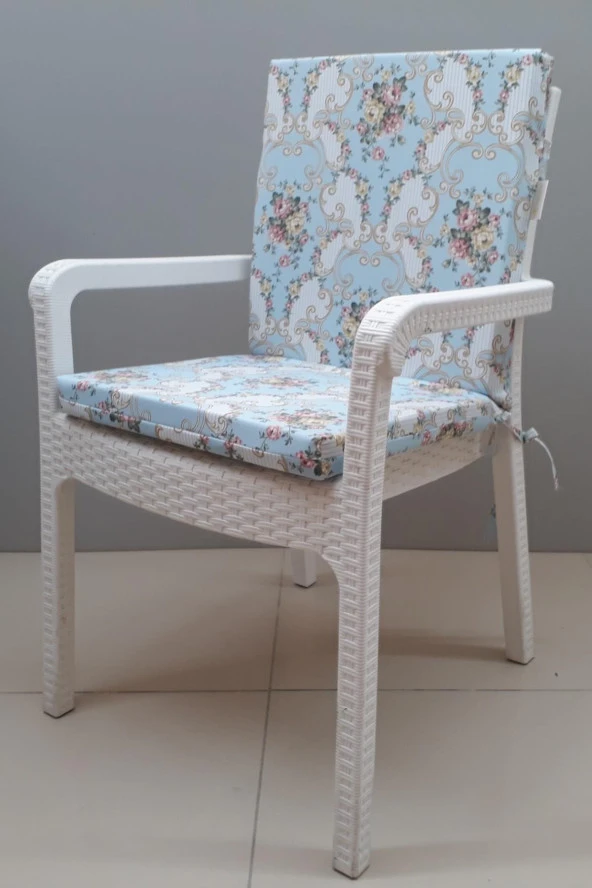 4 Adet Eli̇t Yüksek Arkali Mi̇nder Duck Bezi̇-32279-01 V4 | 4’lü Elit Yüksek Arkalı Sandalye Minderi – Duck Bezi, Fermuarlı - Resim 3