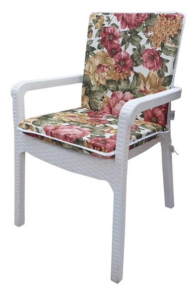 4 Adet Eli̇t Yüksek Arkali Mi̇nder Duck Bezi̇-Eltm-Prm160185-V005 V4 | 4’lü Elit Yüksek Arkalı Sandalye Minderi – Duck Bezi, Fermuarlı - Resim 3