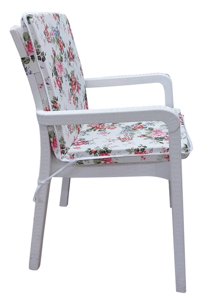 4 Adet Eli̇t Yüksek Arkali Mi̇nder Duck Bezi̇-Eltm-Prm160626-V004 | 4’lü Elit Yüksek Arkalı Sandalye Minderi – Duck Bezi, Fermuarlı - Resim 4