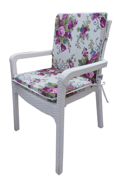 Mi̇rzade 6 Adet Eli̇t Yüksek Arkali Mi̇nder Duck Bezi̇-Eltm-Prm130267-V004 V6 | 6’lı Elit Yüksek Arkalı Sandalye Minderi – Duck Bezi, Fermuarlı - Resim 3