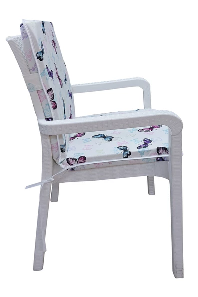 Mi̇rzade 6 Adet Eli̇t Yüksek Arkali Mi̇nder Duck Bezi̇-Eltm-Prm081061-V009 V6 | 6’lı Elit Yüksek Arkalı Sandalye Minderi – Duck Bezi, Fermuarlı - Resim 4