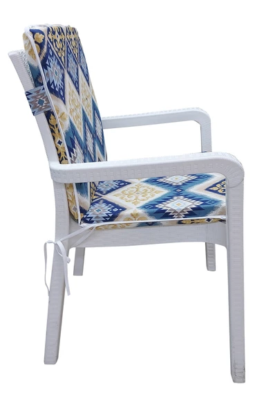 Mi̇rzade 6 Adet Eli̇t Yüksek Arkali Mi̇nder Duck Bezi̇-Eltm-Prm093495-V003 V6 | 6’lı Elit Yüksek Arkalı Sandalye Minderi – Duck Bezi, Fermuarlı - Resim 4