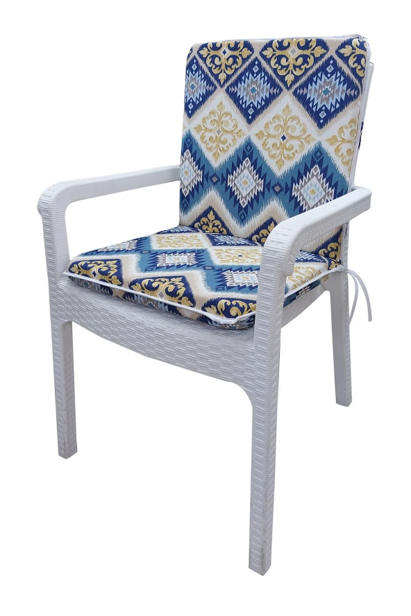 Mi̇rzade 6 Adet Eli̇t Yüksek Arkali Mi̇nder Duck Bezi̇-Eltm-Prm093495-V003 V6 | 6’lı Elit Yüksek Arkalı Sandalye Minderi – Duck Bezi, Fermuarlı - Resim 3