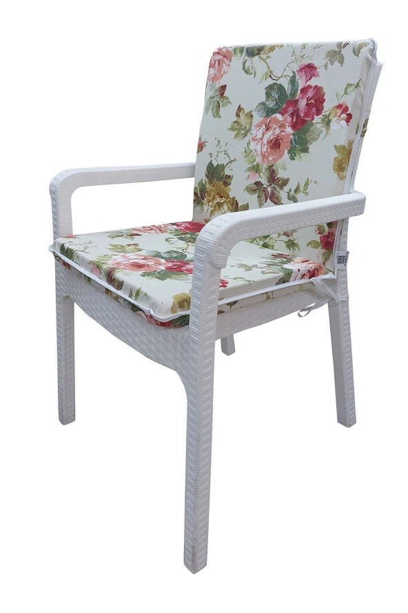 Mi̇rzade 6 Adet Eli̇t Yüksek Arkali Mi̇nder Duck Bezi̇-Eltm-Prm170913-V007 V6 | 6’lı Elit Yüksek Arkalı Sandalye Minderi – Duck Bezi, Fermuarlı - Resim 3