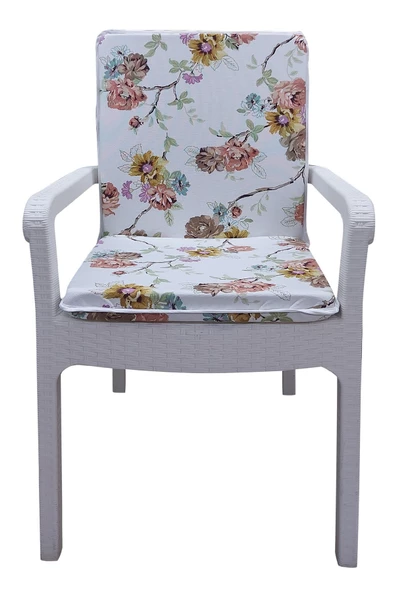 Mi̇rzade 6 Adet Eli̇t Yüksek Arkali Mi̇nder Duck Bezi̇-32282-02 V6 | 6’lı Elit Yüksek Arkalı Sandalye Minderi – Duck Bezi, Fermuarlı