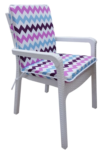 6 Adet Eli̇t Yüksek Arkali Mi̇nder Duck Bezi̇-Eltm-Prm 042160 V4 V6 | 6’lı Elit Yüksek Arkalı Sandalye Minderi – Duck Bezi, Fermuarlı - Resim 2