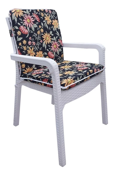 Mi̇rzade 6 Adet Eli̇t Yüksek Arkali Mi̇nder Duck Bezi̇-Eltm-Prm 111089 V-001 V6 | 6’lı Elit Yüksek Arkalı Sandalye Minderi – Duck Bezi, Fermuarlı - Resim 3