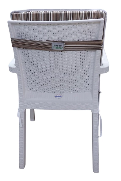 Mi̇rzade 6 Adet Eli̇t Yüksek Arkali Mi̇nder Duck Bezi̇-Eltm-Prm 040706 V70 V6 | 6’lı Elit Yüksek Arkalı Sandalye Minderi – Duck Bezi, Fermuarlı - Resim 4