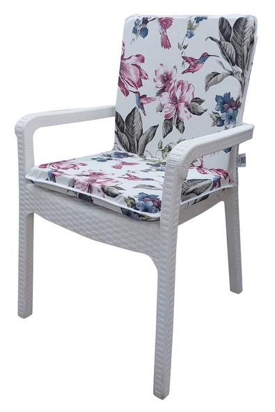 Mi̇rzade 6 Adet Eli̇t Yüksek Arkali Mi̇nder Duck Bezi̇-Eltm-Prm 160145 V38 V6 | 6'lı Elit Yüksek Arkalı Sandalye Minderi – Duck Bezi, Fermuarlı - Resim 3