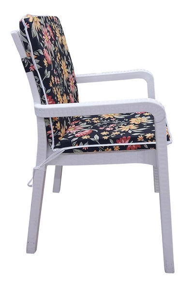 Mi̇rzade 6 Adet Eli̇t Yüksek Arkali Mi̇nder Duck Bezi̇-Eltm-Prm 111089 V-001 V6 | 6’lı Elit Yüksek Arkalı Sandalye Minderi – Duck Bezi, Fermuarlı - Resim 2