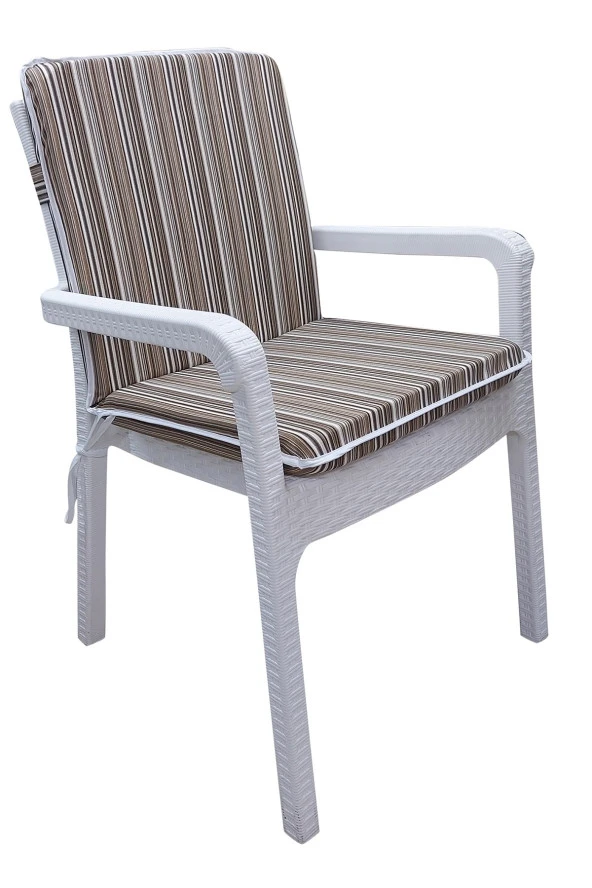 Mi̇rzade 6 Adet Eli̇t Yüksek Arkali Mi̇nder Duck Bezi̇-Eltm-Prm 040706 V70 V6 | 6’lı Elit Yüksek Arkalı Sandalye Minderi – Duck Bezi, Fermuarlı - Resim 2