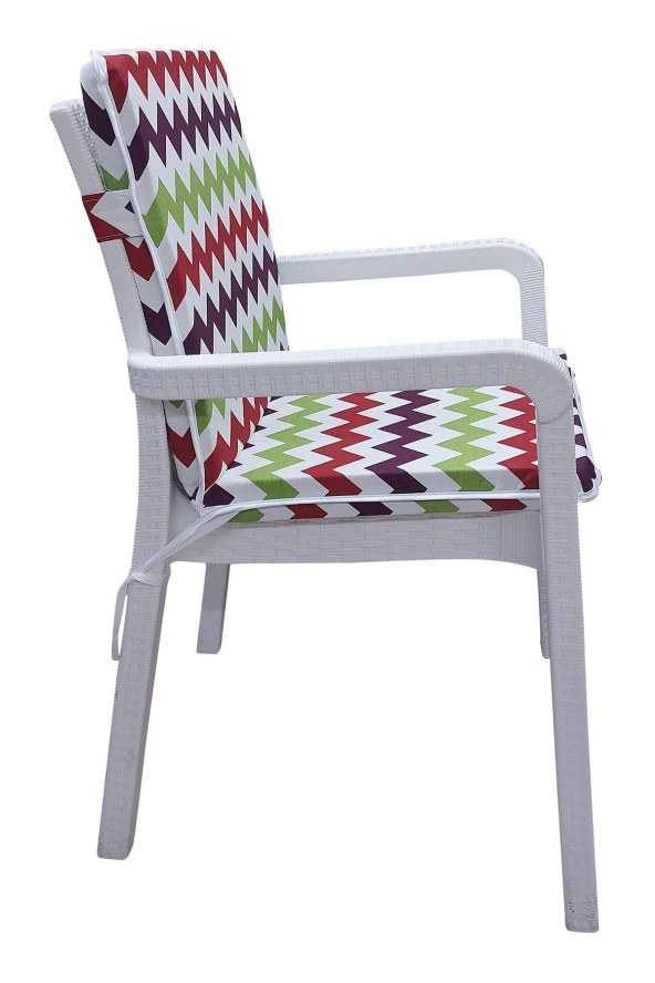 Mi̇rzade 6 Adet Eli̇t Yüksek Arkali Mi̇nder Duck Bezi̇-Eltm-Prm 42160-V008 V6 | 6’lı Elit Yüksek Arkalı Sandalye Minderi – Duck Bezi, Fermuarlı - Resim 4