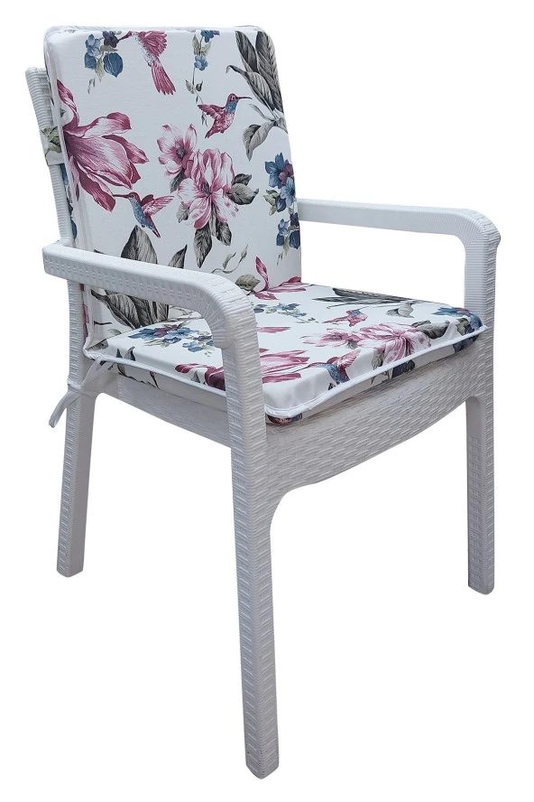 Mi̇rzade 6 Adet Eli̇t Yüksek Arkali Mi̇nder Duck Bezi̇-Eltm-Prm 160145 V38 V6 | 6'lı Elit Yüksek Arkalı Sandalye Minderi – Duck Bezi, Fermuarlı - Resim 2