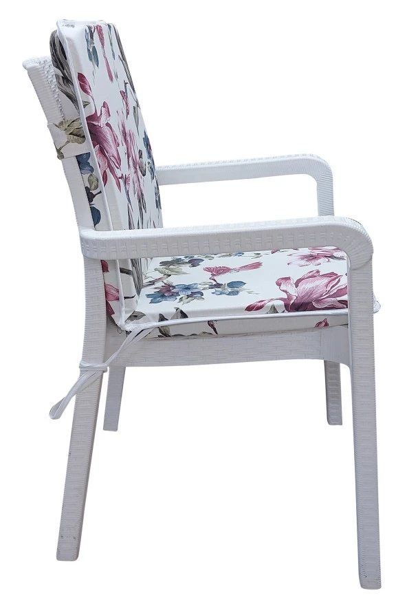 Mi̇rzade 6 Adet Eli̇t Yüksek Arkali Mi̇nder Duck Bezi̇-Eltm-Prm 160145 V38 V6 | 6'lı Elit Yüksek Arkalı Sandalye Minderi – Duck Bezi, Fermuarlı - Resim 4