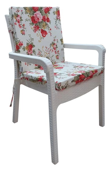 Mi̇rzade 6 Adet Eli̇t Yüksek Arkali Mi̇nder Duck Bezi̇-Eltm-Prm 130267 V1 V6 | 6’lı Elit Yüksek Arkalı Sandalye Minderi – Duck Bezi, Fermuarlı - Resim 2