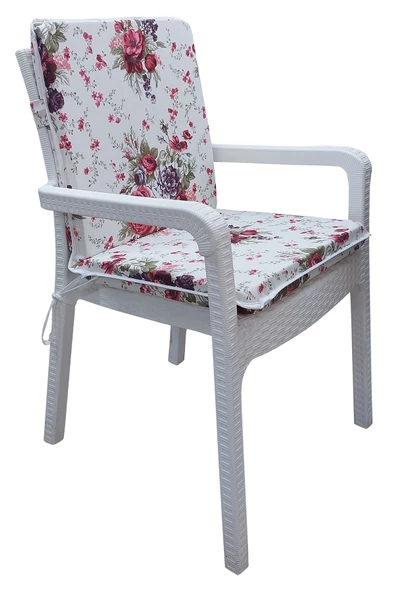 Mi̇rzade 6'Li Eli̇t Yüksek Arkali Mi̇nder Duck Bezi̇-Eltm Prm 130087 V29 | 6’lı Elit Yüksek Arkalı Sandalye Minderi – Duck Bezi, Fermuarlı - Resim 2