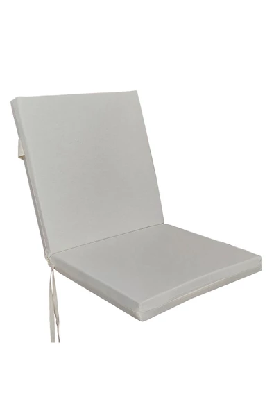 Mi̇rzade 6 Adet Eli̇t Yüksek Arkali Mi̇nder Duck Bezi̇-Eltm Prm Krem | 6’lı Elit Yüksek Arkalı Sandalye Minderi – Duck Bezi, Fermuarlı - Resim 5