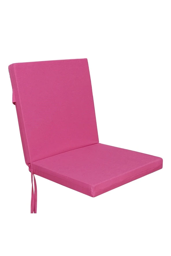 Mi̇rzade 6 Adet Eli̇t Yüksek Arkali Mi̇nder Duck Bezi̇-Fuşya | 6’lı Elit Yüksek Arkalı Sandalye Minderi – Duck Bezi, Fermuarlı - Resim 5